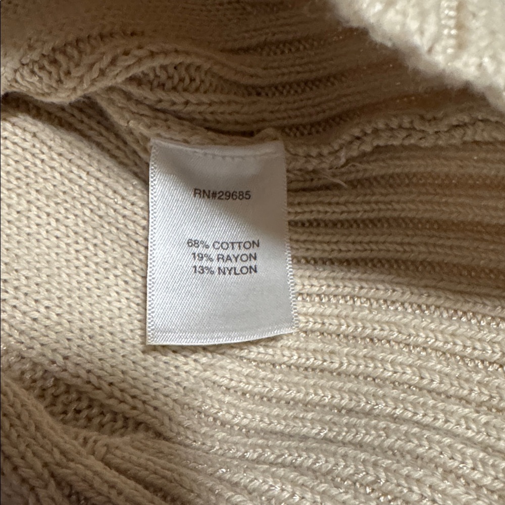 Pendleton Beige Cable Knit Cardigan - image 5